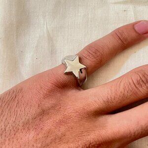 silver star ring